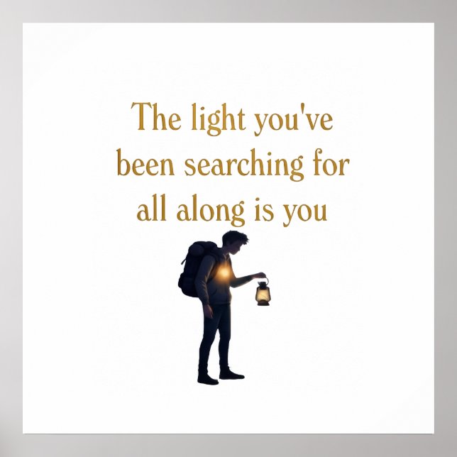 The light is you iPad Smart Cover Poster (Framsidan)