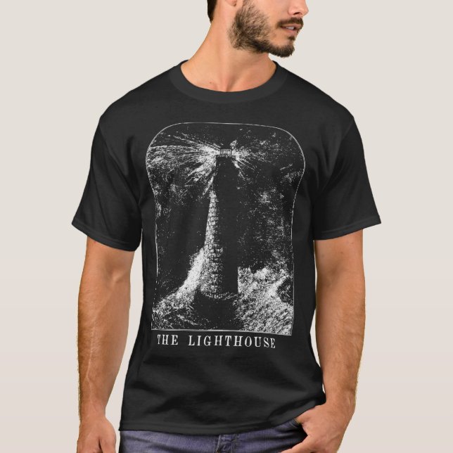 The Lighthouse retro T Shirt (Framsida)