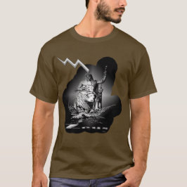 The Lightning Bolt of Zeus – Mythic Power Graphic T Shirt