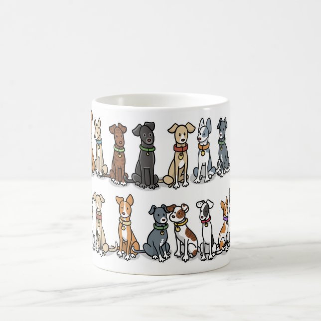 The Lineup Dog Mug Kaffemugg (Center)