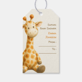 The Little Explorer | Safari Friends Baby Shower Presentetikett