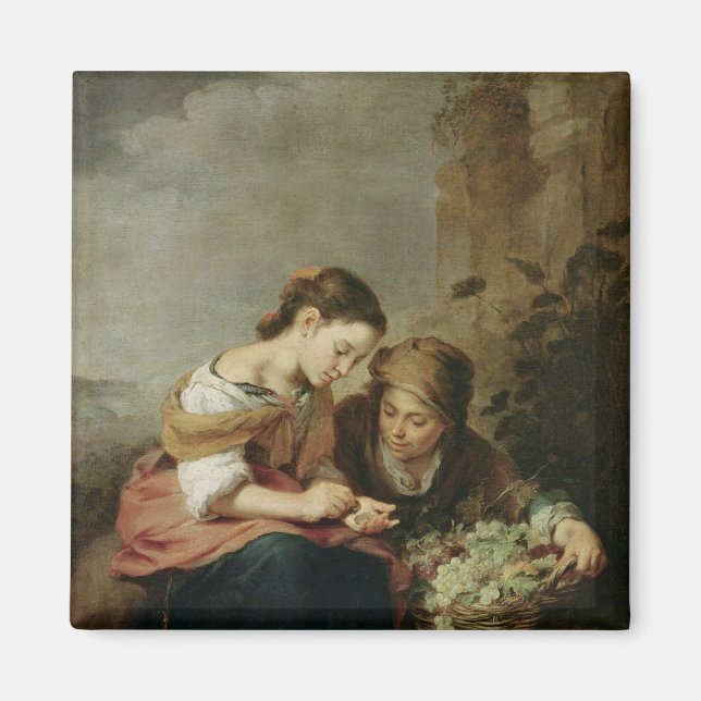 The Little Fruit-Seller, 1670-75 Magnet (Framsidan)