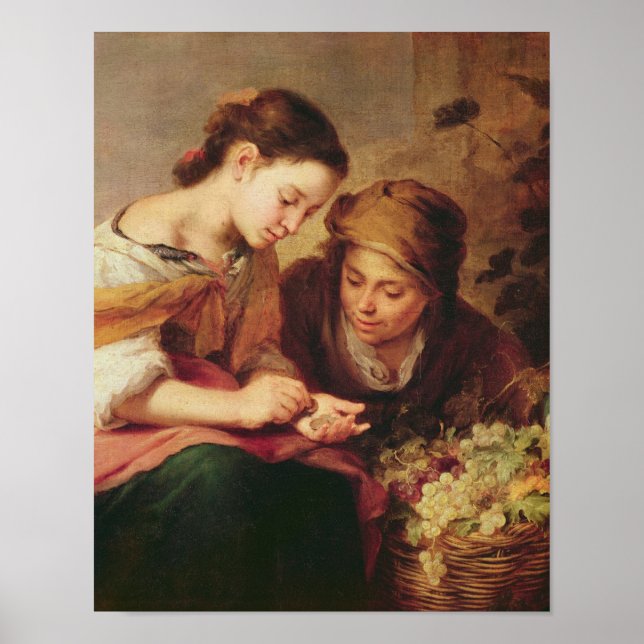 The Little Fruit-Seller, 1670-75 Poster (Framsidan)