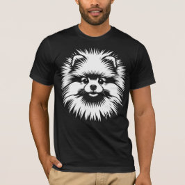 The Little MVP: Pomeranian Pop Art Jersey Style T Shirt