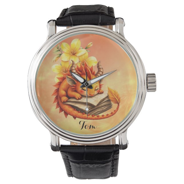 The Little Mystic Dragon.  Armbandsur (Framsida)