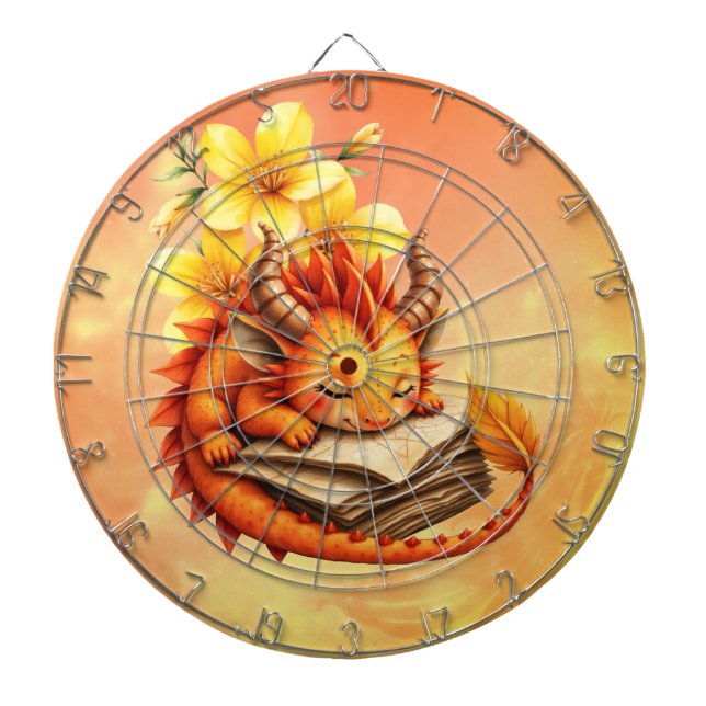 The Little Mystic Dragon.  Darttavla (Framsidan)