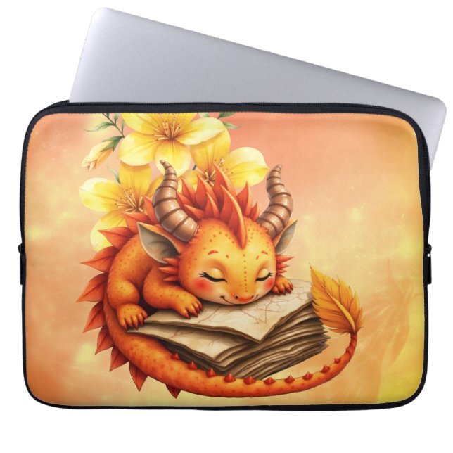 The Little Mystic Dragon.  Laptop Fodral (Framsidan)