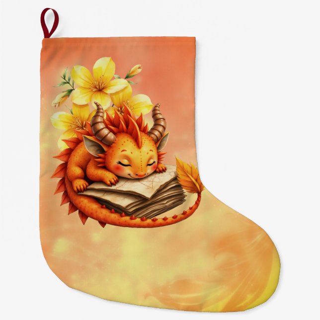 The Little Mystic Dragon.  Stor Julstrumpa (Framsidan)