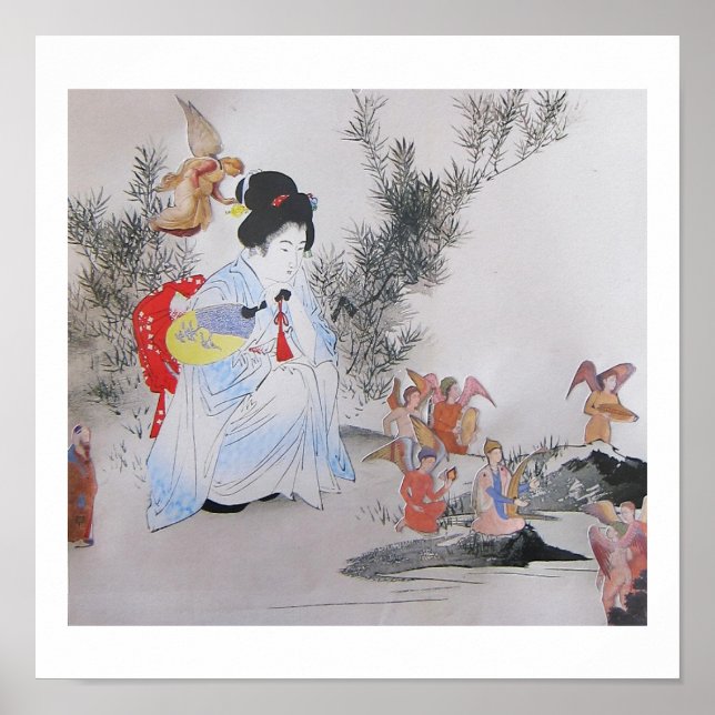 The Little People - collage art Poster (Framsidan)