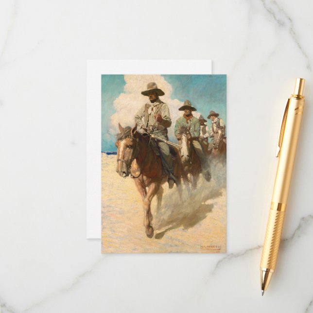 The Little Posse Started Out on its Journey Tilläggskort (Fram/Back In Situ)