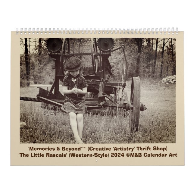 "The Little Rascals" ©M&B Artwork 2024 Calendar Kalender (Omslag)