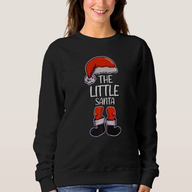 The Little Santa Christmas Matching Family Group S T Shirt (Framsida)