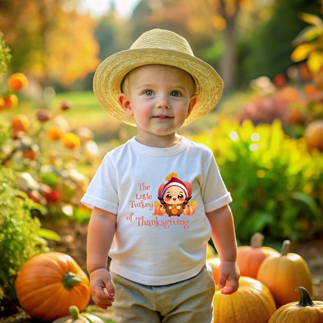 The Little Thanksgiving Turkey T Shirt (Skapare uppladdad)