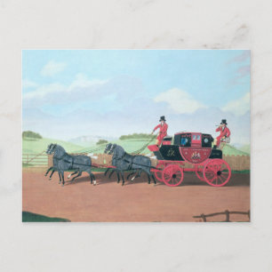 The Liverpool and London Royal Mail Coach, 1812 Vykort