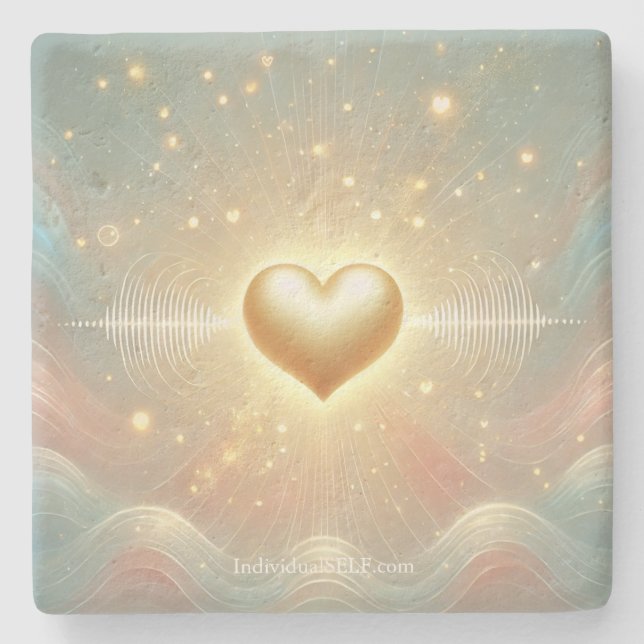 The Living Blueprint Stone Coaster Stenunderlägg (Framsidan)