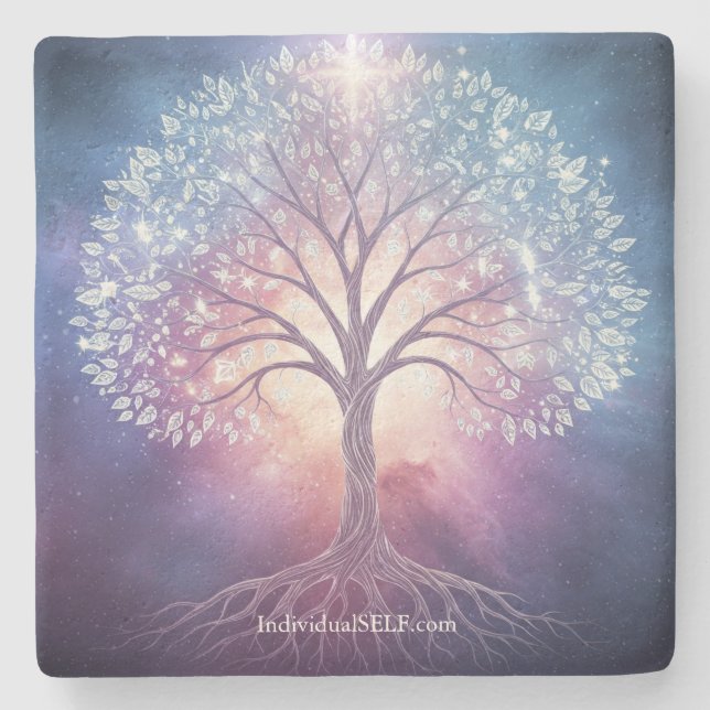 The Living Blueprint Stone Coaster Stenunderlägg (Framsidan)