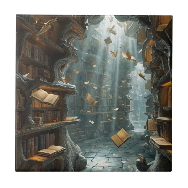 The Living Library Kakelplatta (Framsidan)