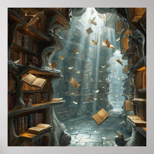 The Living Library Poster (Framsidan)