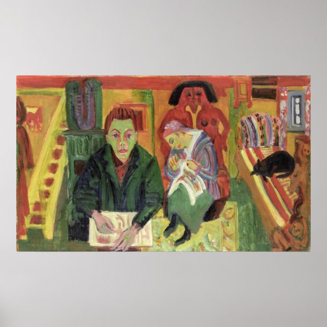 The Living Room, 1920 Poster (Framsidan)