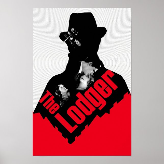 The Lodger 1927 Klassisk Film Poster (Framsidan)
