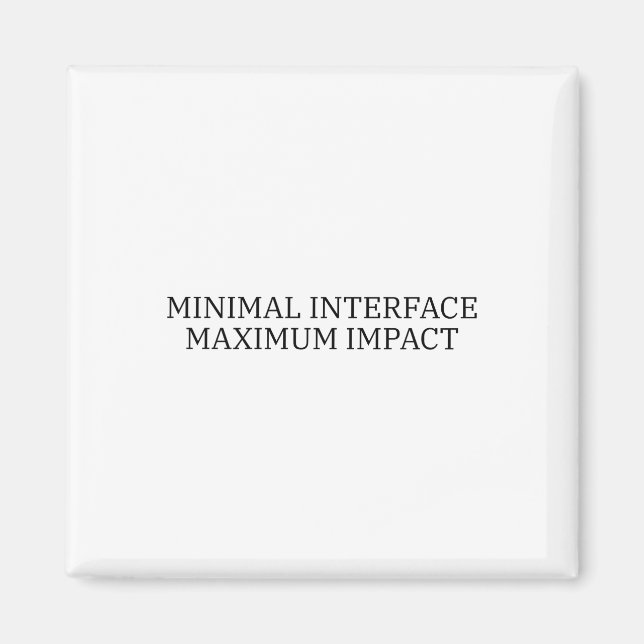 The Logic Anchors | Minimal Interface Teknisk Magnet (Framsidan)