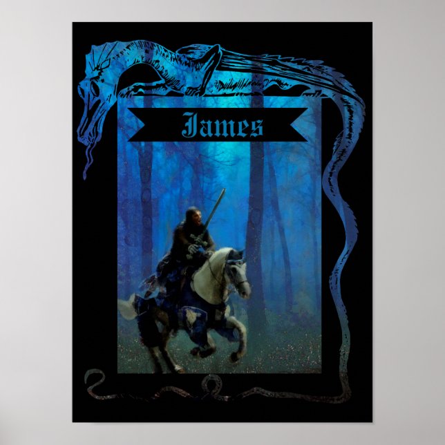The Lone Knight: En resa genom dimman Poster (Framsidan)