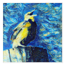 The Lonely Bird VanGogh Stil