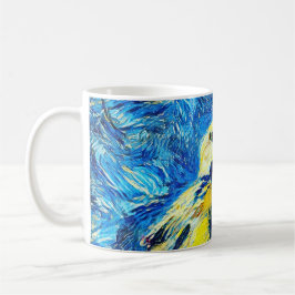 The Lonely Bird VanGogh Stil Kaffemugg