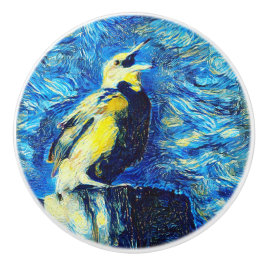 The Lonely Bird VanGogh Stil Knopp
