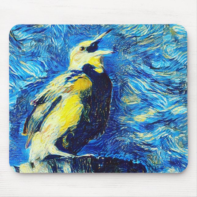 The Lonely Bird VanGogh Stil Musmatta (Framsidan)