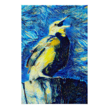 The Lonely Bird VanGogh Stil