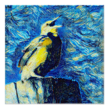 The Lonely Bird VanGogh Stil