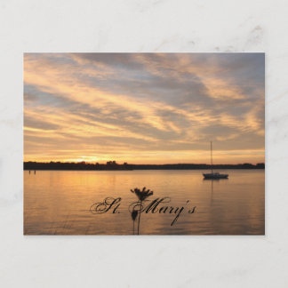 The Lonely Boat, St. Mary's Vykort
