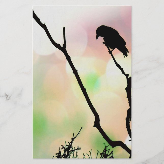 The Lonely Kråka Stationery Brevpapper (Framsida)