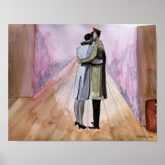 "The Long Adjö" Poster (Framsidan)