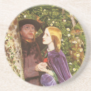 The Long Engagement av Arthur Hughes, Vintage Art Underlägg