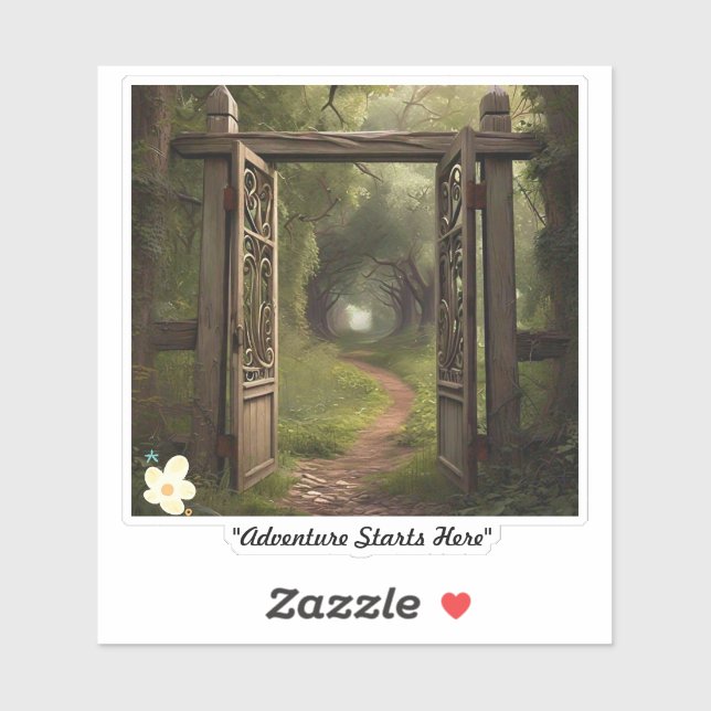 "The Long Road" Klistermärken (Ark)