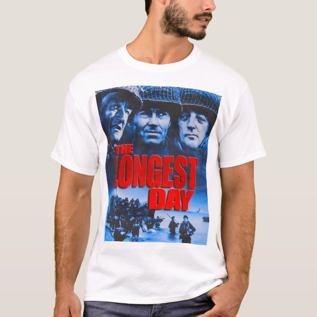 The Longest Day movie cover art  T Shirt (Framsida)
