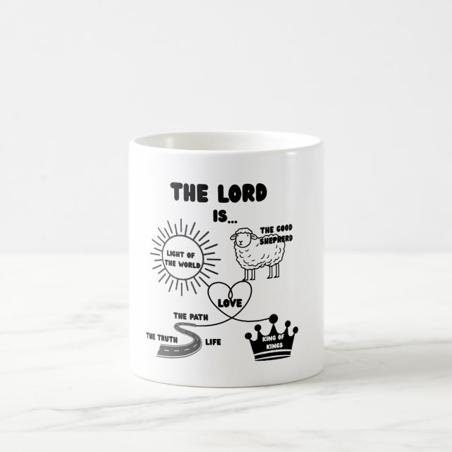 The Lord Is Everything Christian Coffee Mug - Fait Kaffemugg (Center)