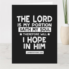 The Lord is My Portion Lamentations 3 24 Quotes Kort