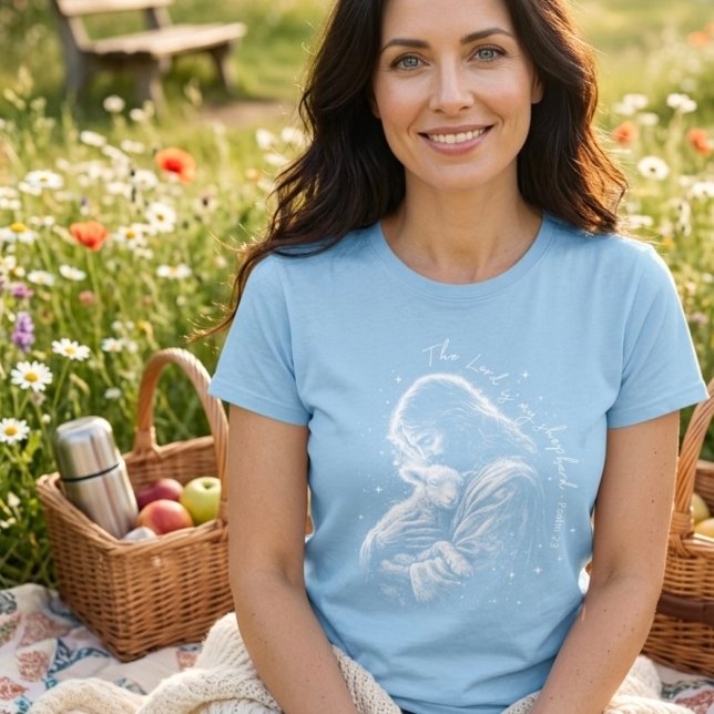 The Lord is my Shepard. Psalm 23. T-Shirt (Skapare uppladdad)