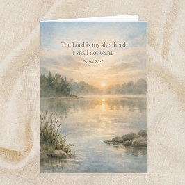The Lord Is My Shepherd Psalm 23:1 Scripture Kort