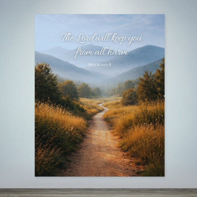 The Lord Will Keep You Psalm 121 Christian Poster (Skapare uppladdad)