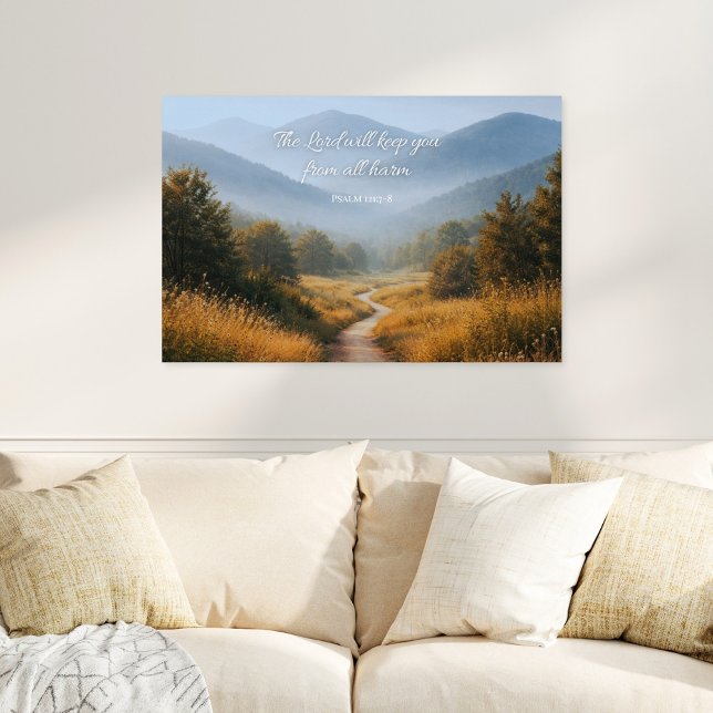 The Lord Will Keep You Psalm 121 Christian Poster (Skapare uppladdad)
