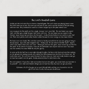 The Lord's Baseball Game - vykort