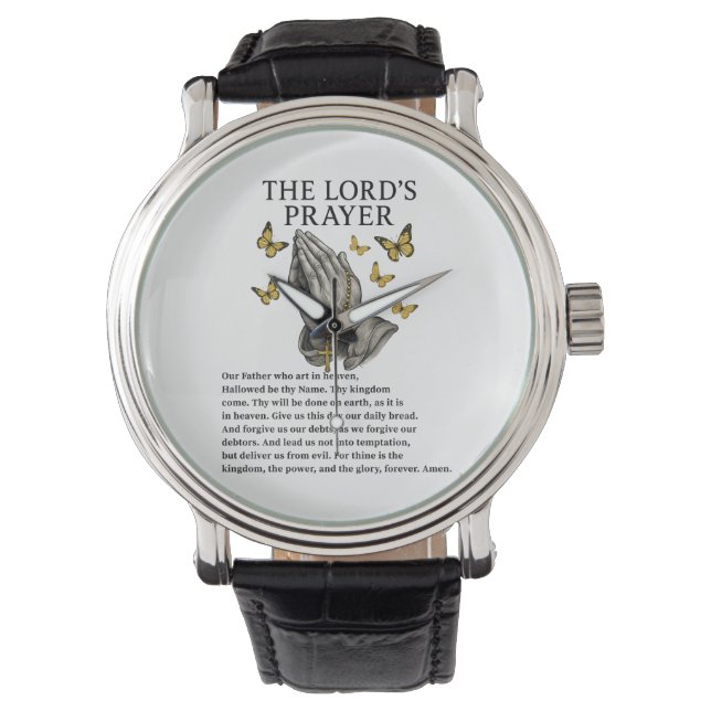 The Lord's Prayer Armbandsur (Framsida)