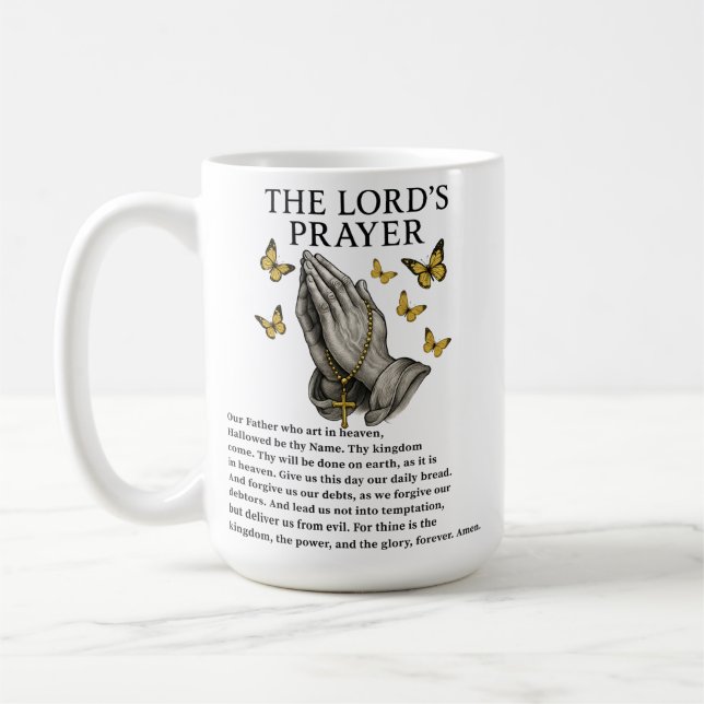 The Lord's Prayer  Kaffemugg (Vänster)
