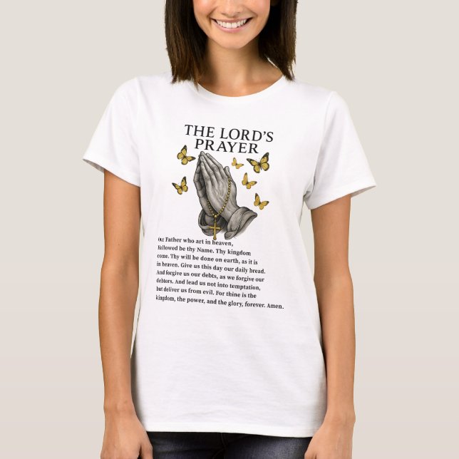 The Lord's Prayer T Shirt (Framsida)