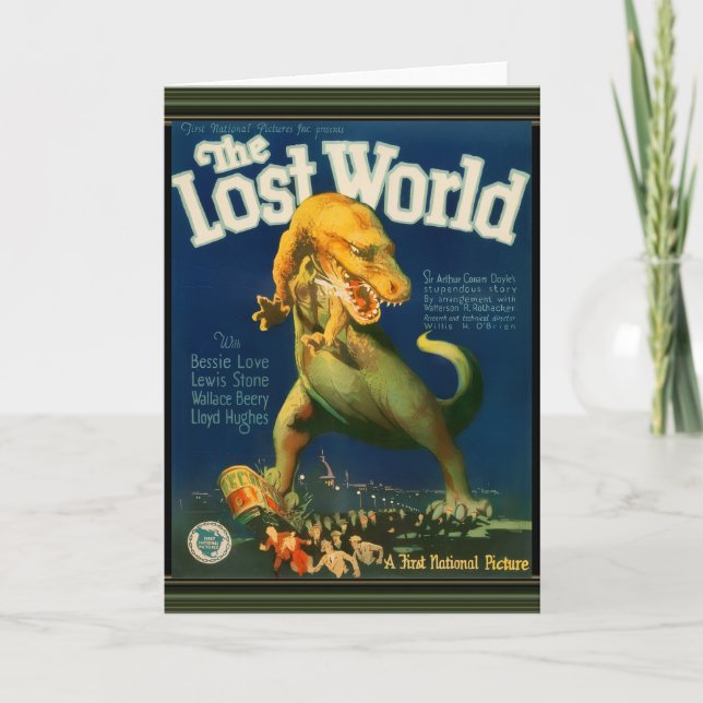 The Lost World Greeting Card Kort (Framsida)