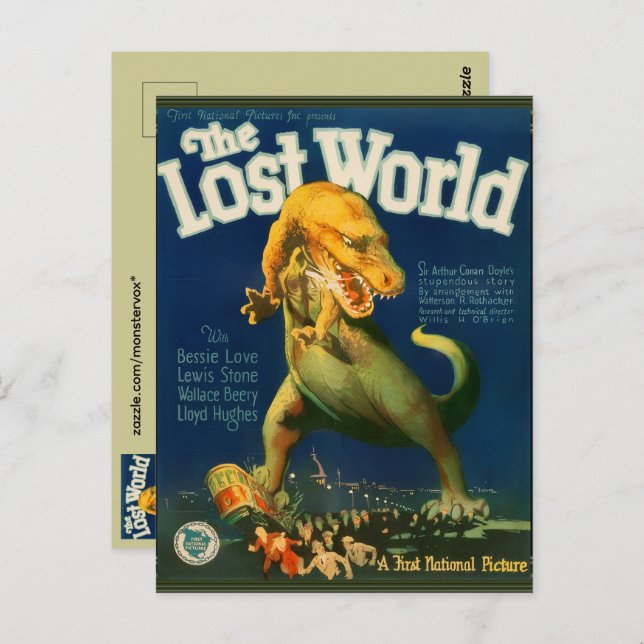 The Lost World Postcard Vykort (Fram/baksida)